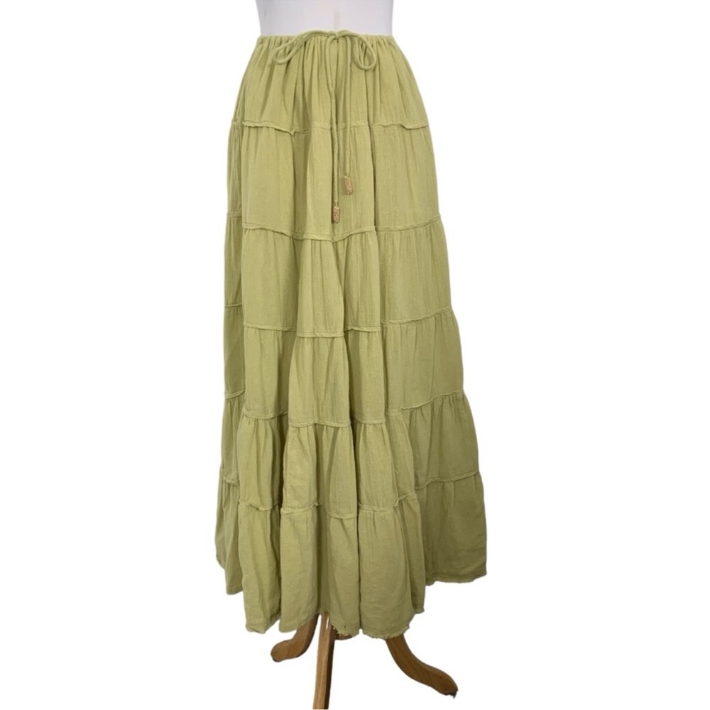 Free People Simply smitten tiered maxi skirt Size L